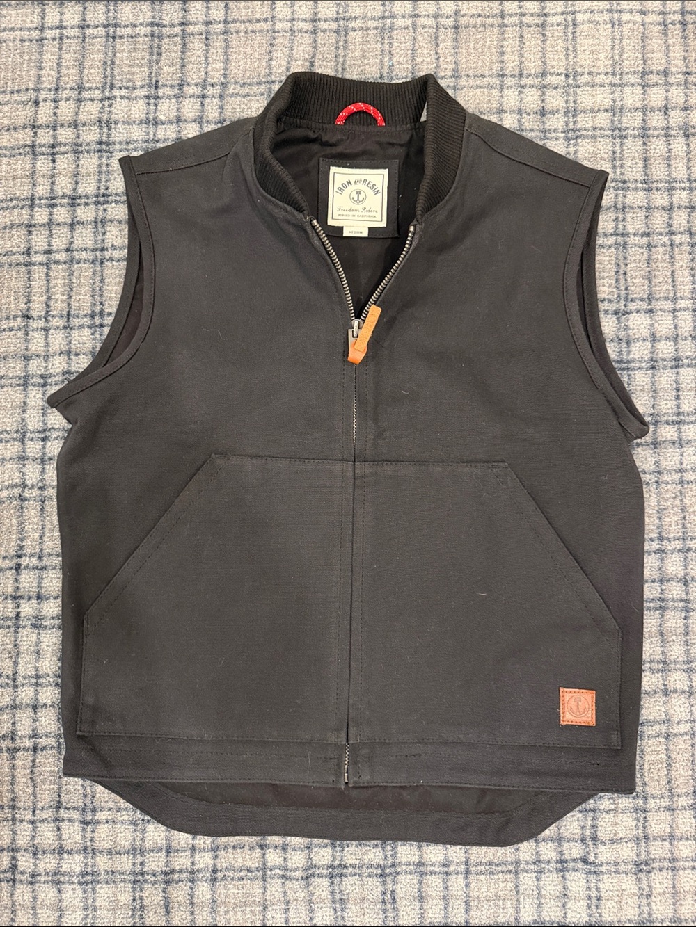 Iron and Resin Black Men's Highway Motorcycle Vest